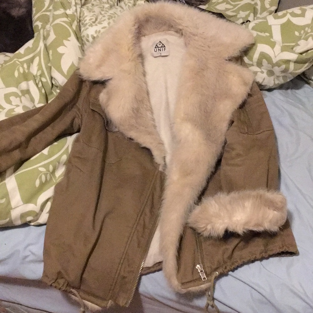 Unif - Army Sherpa Jacket - Size: Small - image 7